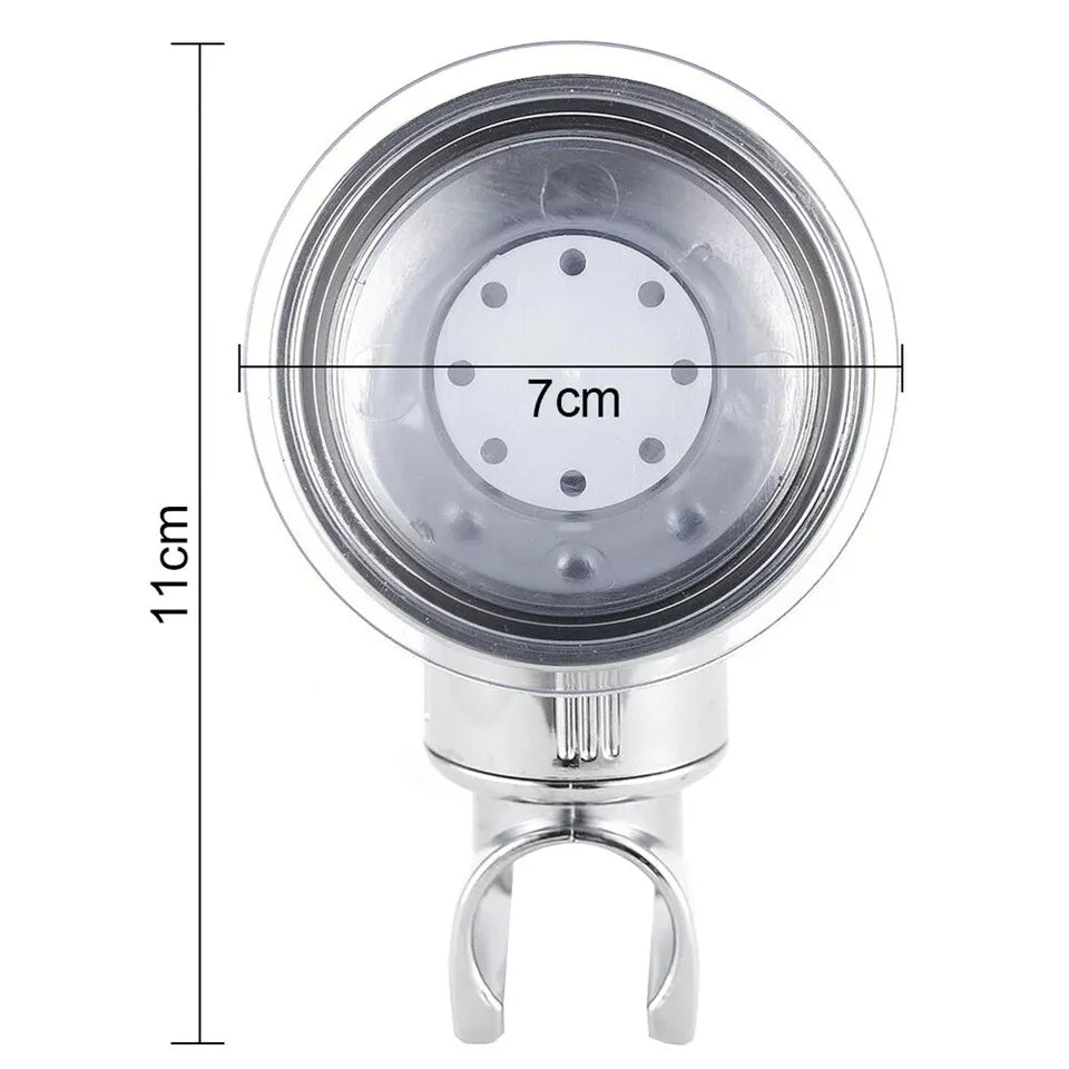 Adjustable Shower Head Holder Removable Suction Cup Shower Head Bracket No Drill
