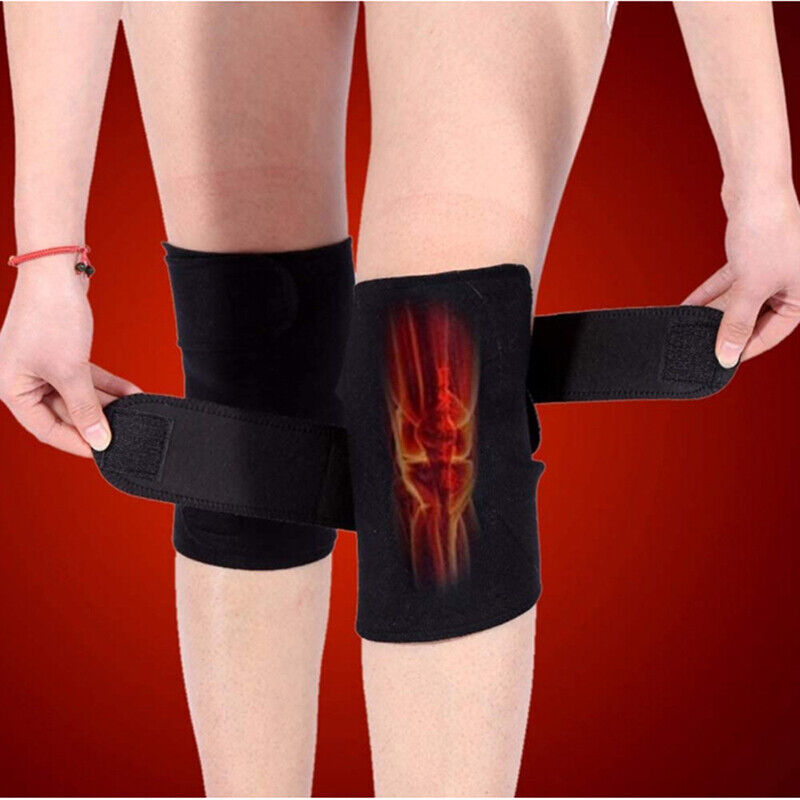 Self Heating Magnetic Knee Support Brace Pain Relief Arthritis