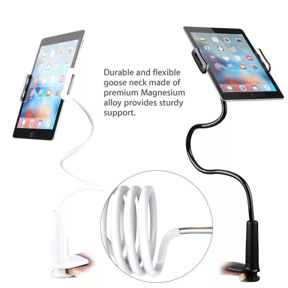 100CM 360°Rotating Tablet Stand Holder Lazy Bed Desk Mount For iPad Air iPhone Samsung