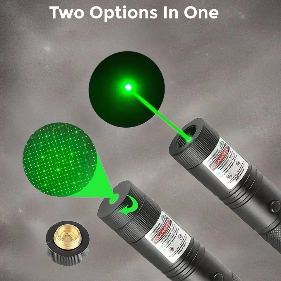 Rechargeable Green Laser Pointer High Powered Feet Long Range Laser Beam