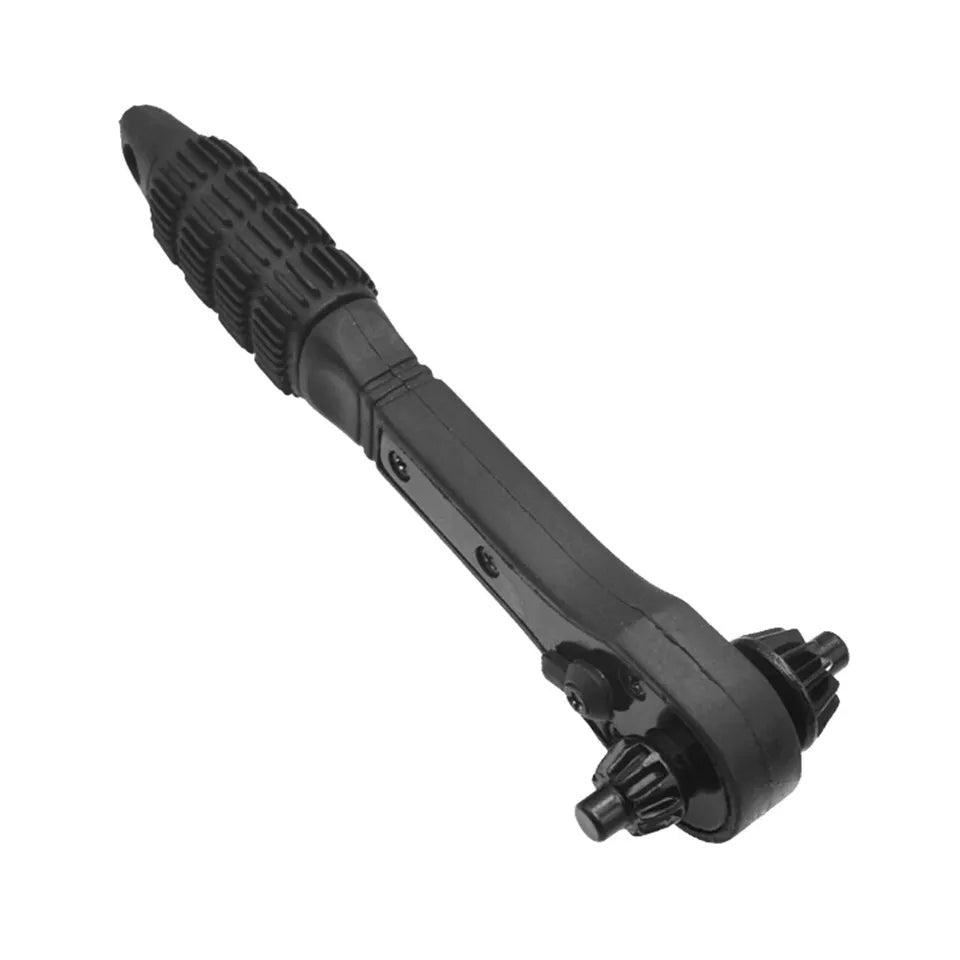 2 in 1 Drill Chuck Ratchet Two-headed Spanner Key Drill Chuck Ratchet Handy Tool