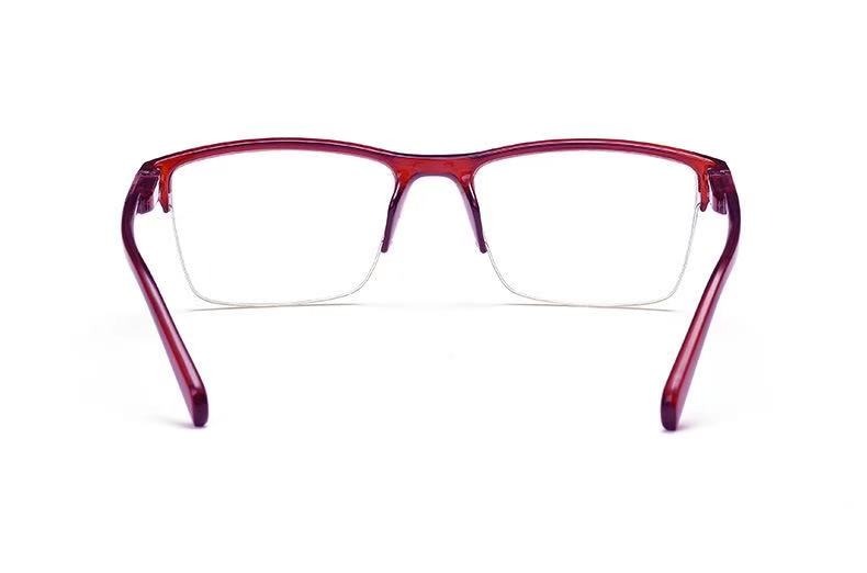 Free Shipping- Ultralight Mens Ladies Magnifying Reading Glasses Clear Half Frame 1.0 1.5 2.0 2.5 3.0 3.5