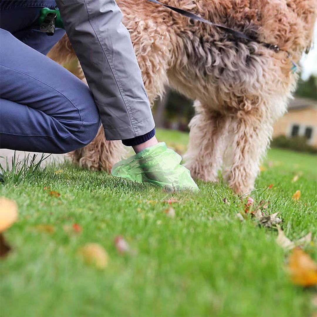 8 Rolls Biodegradable Compostable Dog Poop Bag Thick Plant Based Leak Proof Pet Waste Bag