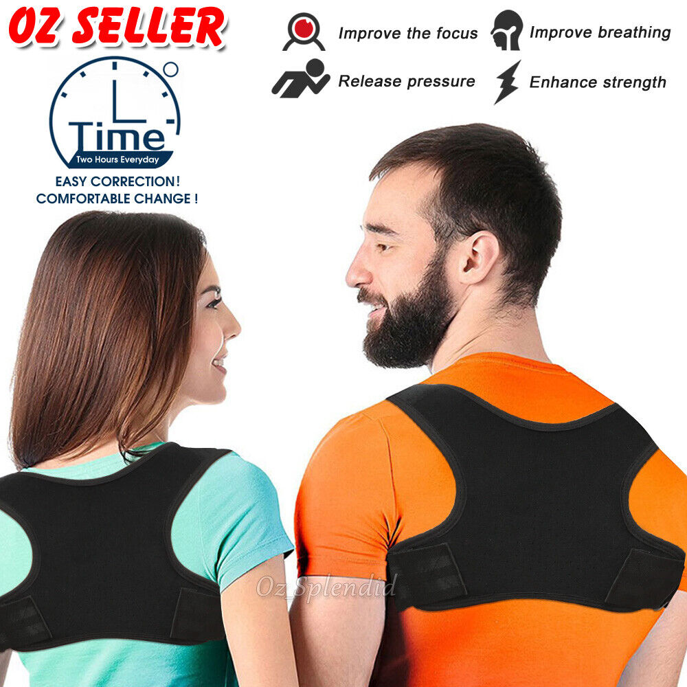 Posture Corrector Adjustable Back Shoulder Belt Support