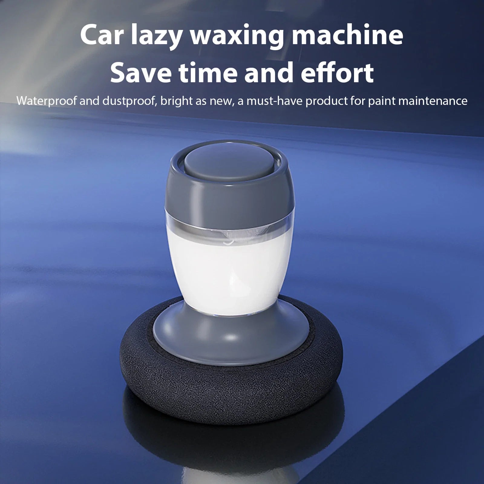 Car Polisher Comfortable Grip 70ml Portable Polishing Waxer Machine