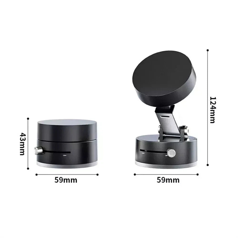 Vacuum Magnetic Suction Cup Car Phone Holder Stand Car Mount Foldable Holder