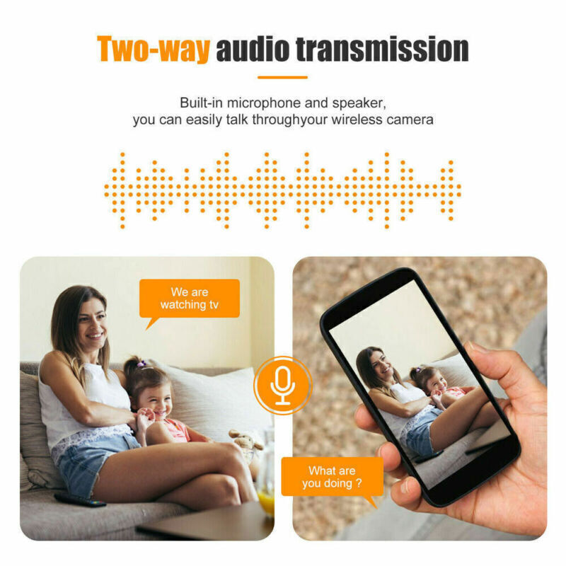 Full HD Camera E27 Bulb Home Security 1080P Wireless Wifi IP Lamp Light Camera