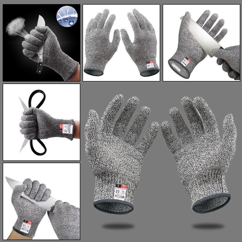 Level 5 Safety Stainless Steel Cut Proof Stab Resistant Wire Metal Mesh Butcher Glove