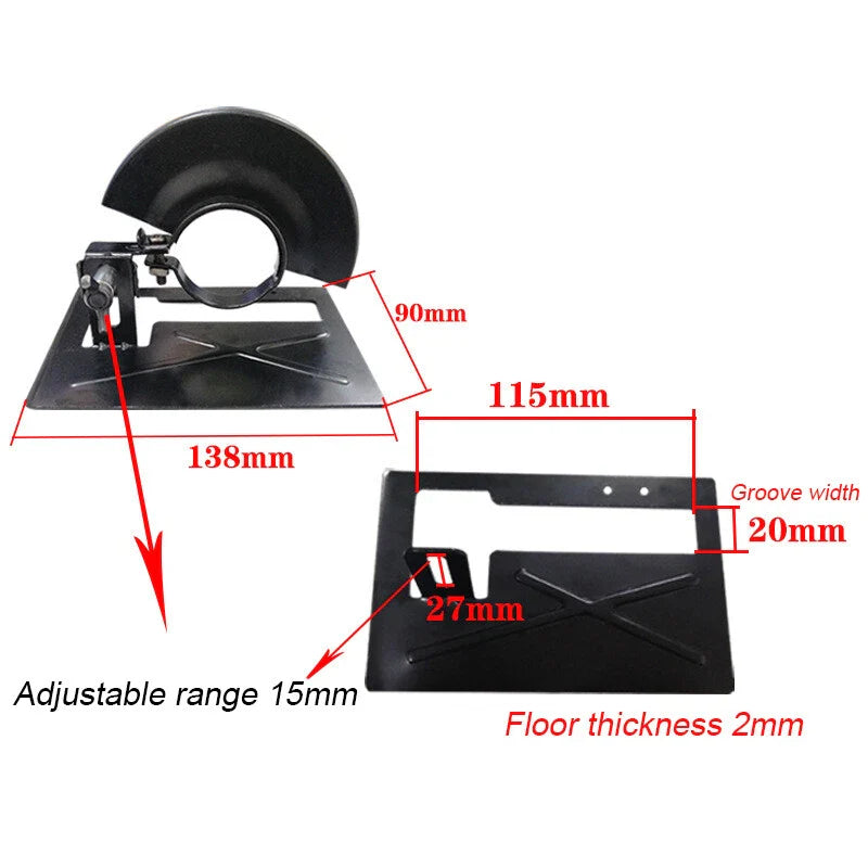 Angle Grinder Accessories Grinder Bracket Conversion Stand Cutting Machine Cover