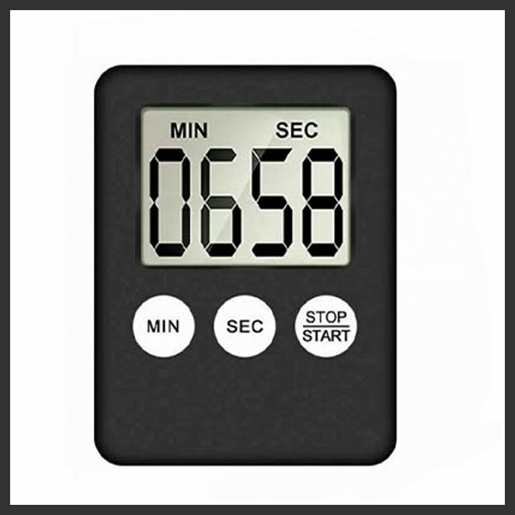 Magnetic Kitchen LCD Digital Timer Countdown 99 Minute Electronic Egg Count Down