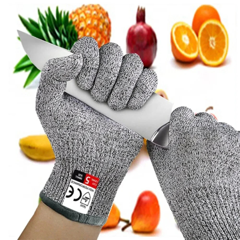 Level 5 Safety Stainless Steel Cut Proof Stab Resistant Wire Metal Mesh Butcher Glove