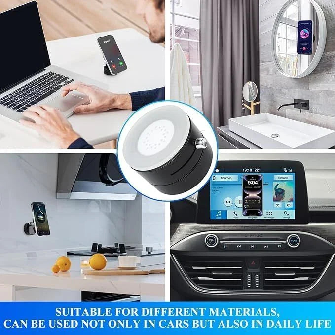 Vacuum Magnetic Suction Cup Car Phone Holder Stand Car Mount Foldable Holder