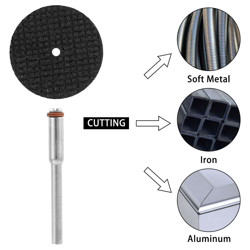 41Pcs Mini Diamond Cutting Discs Wheel Saw Blades Grind For Dremel Rotary Tool