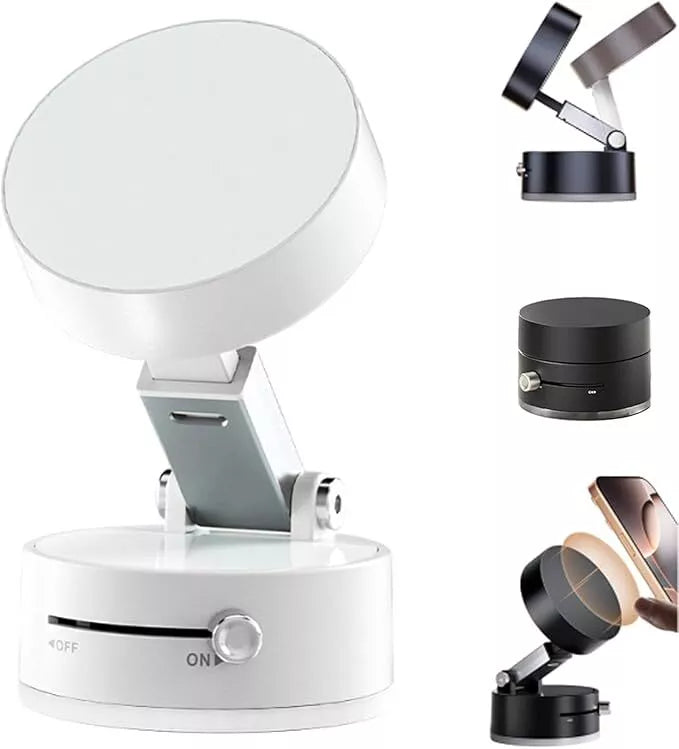 Vacuum Magnetic Suction Cup Car Phone Holder Stand Car Mount Foldable Holder