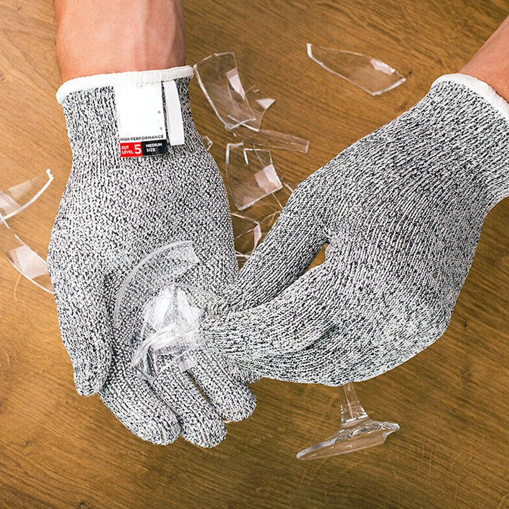 Level 5 Safety Stainless Steel Cut Proof Stab Resistant Wire Metal Mesh Butcher Glove