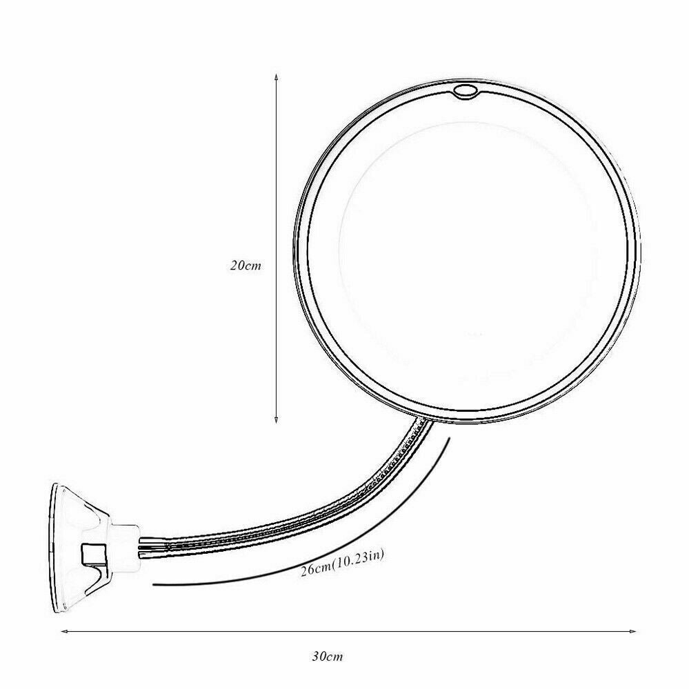 10X Magnifying Makeup Mirror