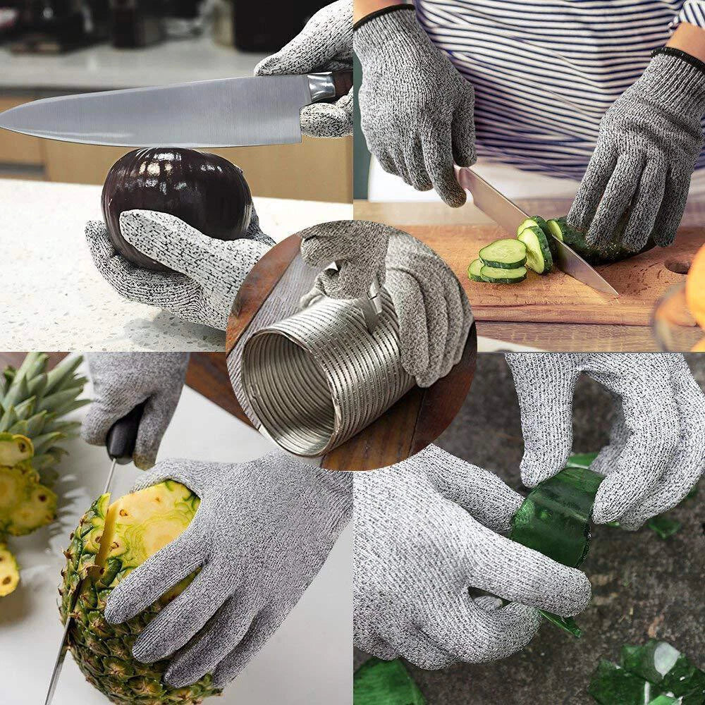 Level 5 Safety Stainless Steel Cut Proof Stab Resistant Wire Metal Mesh Butcher Glove