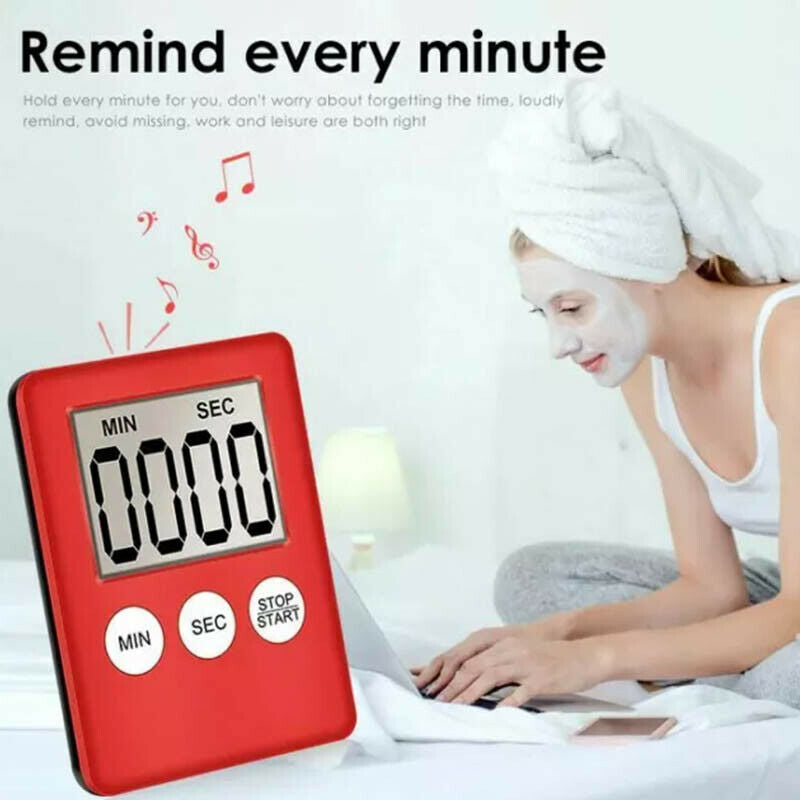 Magnetic Kitchen LCD Digital Timer Countdown 99 Minute Electronic Egg Count Down