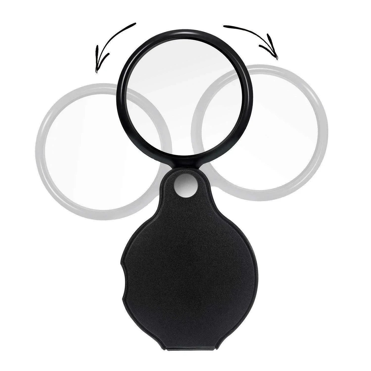 20X Small Magnifying Glass,Mini Pocket Magnifier Folding Magnify Glass Loupe