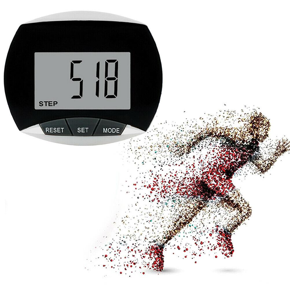 Pedometer Walking Step Counter with Battery Multi-functional LCD Display