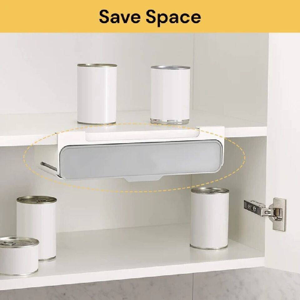 7 in 1 Self Adhesive Kitchen Spice Rack Jar Rack Organiser Storage Holder Shelf