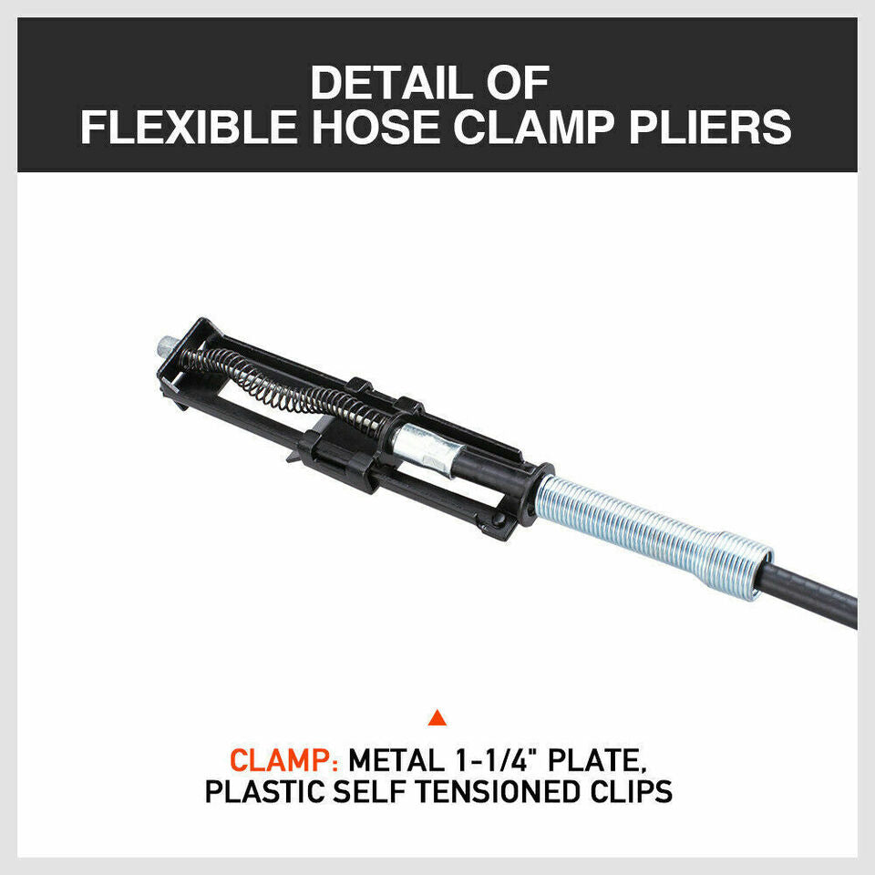 24" Hose Clamp Pliers Tool Flexible Extension Wire Clip Remove Tool Automotive