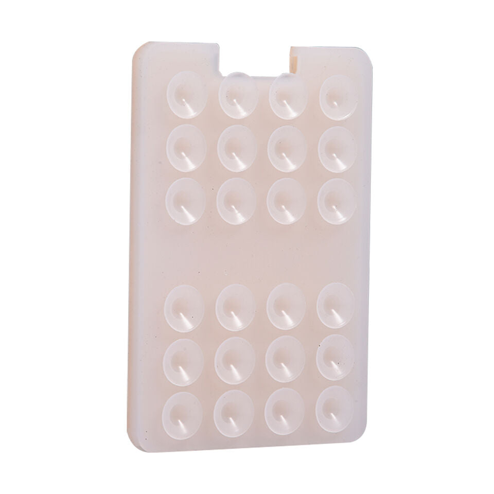 Suction Card Holder for Phone Adhesive Cellphone Card Mount Powerful Adsorption